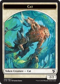 Cat // Soldier Double-Sided Token [Commander 2018 Tokens] - Magic: The Gathering - Card Brawlers | Quebec | Canada |