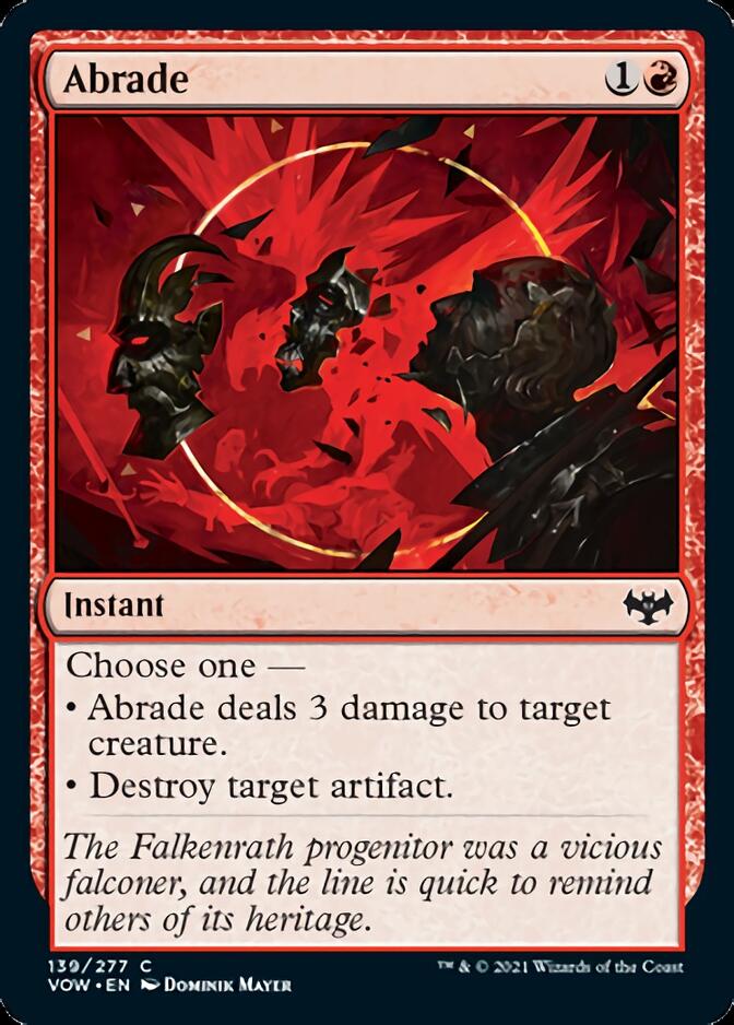 Abrade [Innistrad: Crimson Vow] - Magic: The Gathering - Card Brawlers | Quebec | Canada |