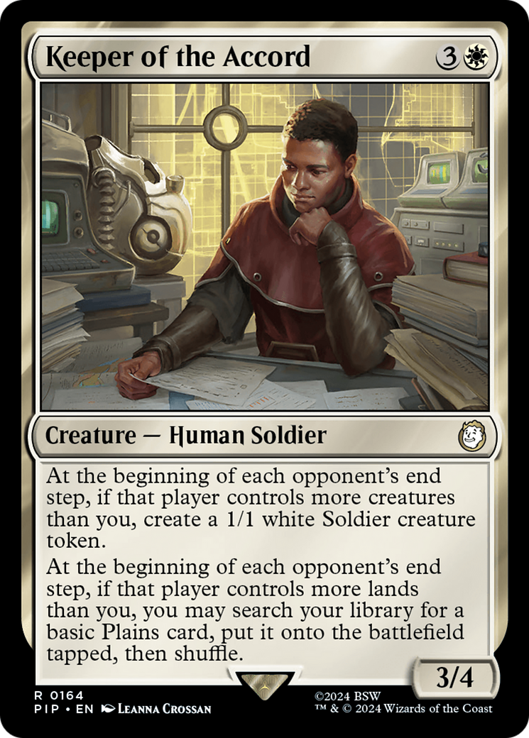 Keeper of the Accord [Fallout] - Magic: The Gathering - Card Brawlers | Quebec | Canada |