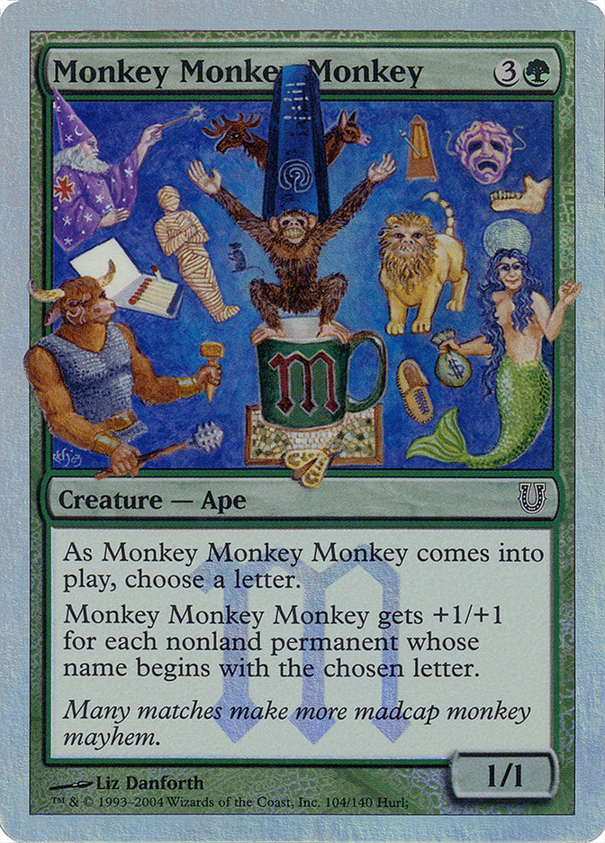 Monkey Monkey Monkey (Alternate Foil) [Unhinged] - Magic: The Gathering - Card Brawlers | Quebec | Canada |