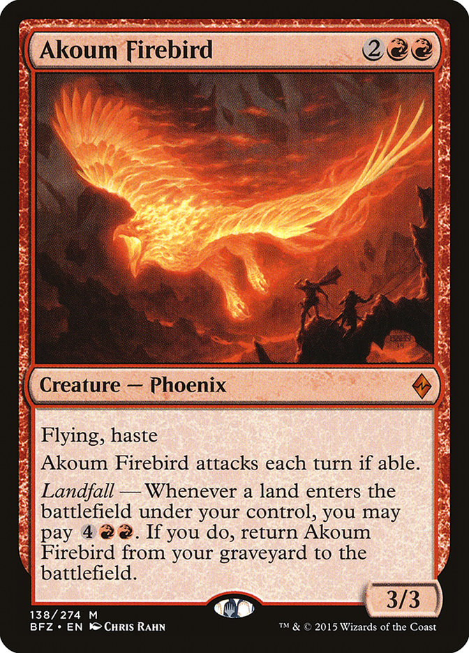 Akoum Firebird [Battle for Zendikar] - Magic: The Gathering - Card Brawlers | Quebec | Canada |
