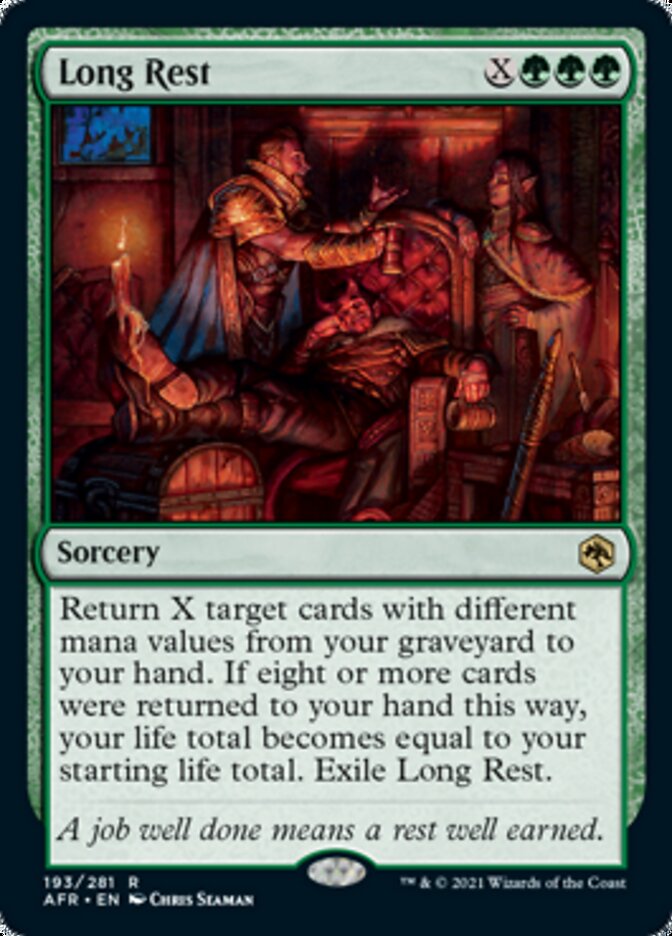 Long Rest [Dungeons & Dragons: Adventures in the Forgotten Realms] - Magic: The Gathering - Card Brawlers | Quebec | Canada |