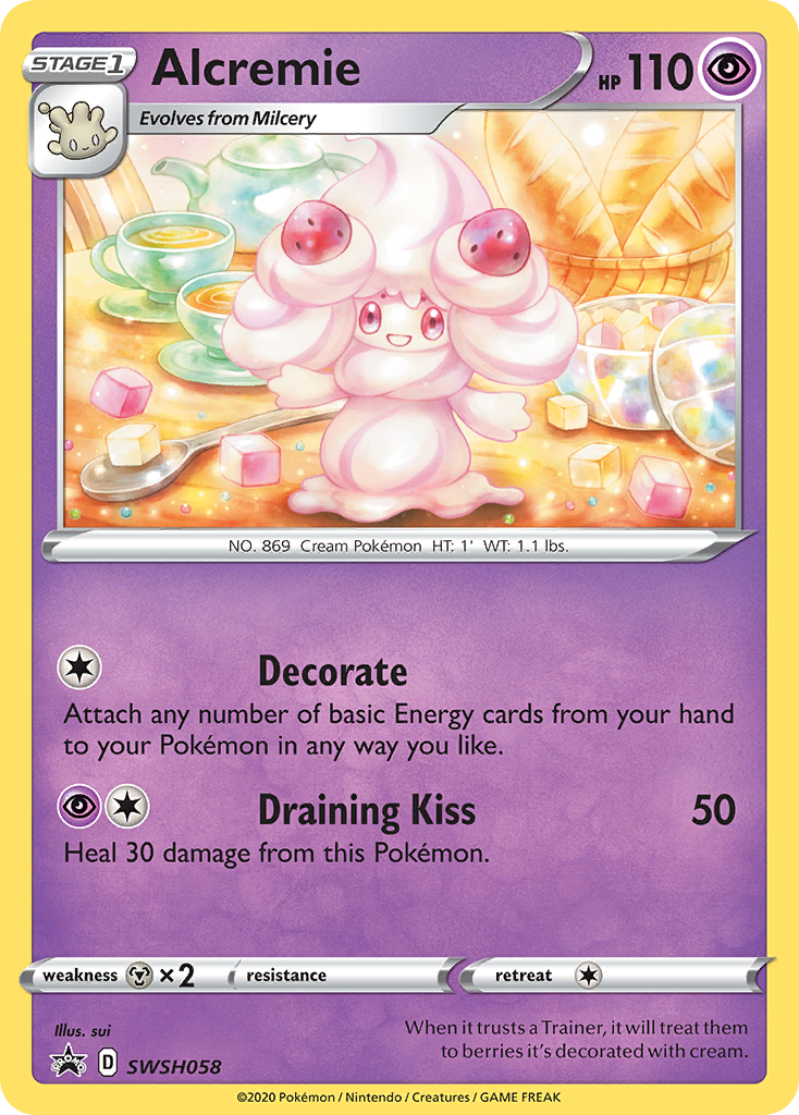 Alcremie (SWSH058) [Sword & Shield: Black Star Promos] - Pokémon - Card Brawlers | Quebec | Canada |