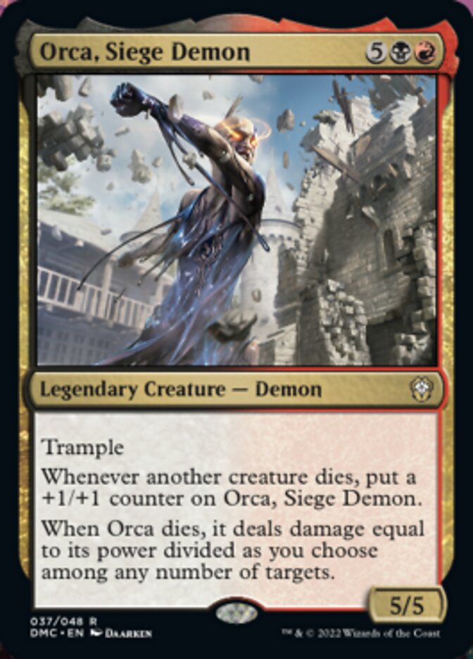 Orca, Siege Demon [Dominaria United Commander] - Magic: The Gathering - Card Brawlers | Quebec | Canada |