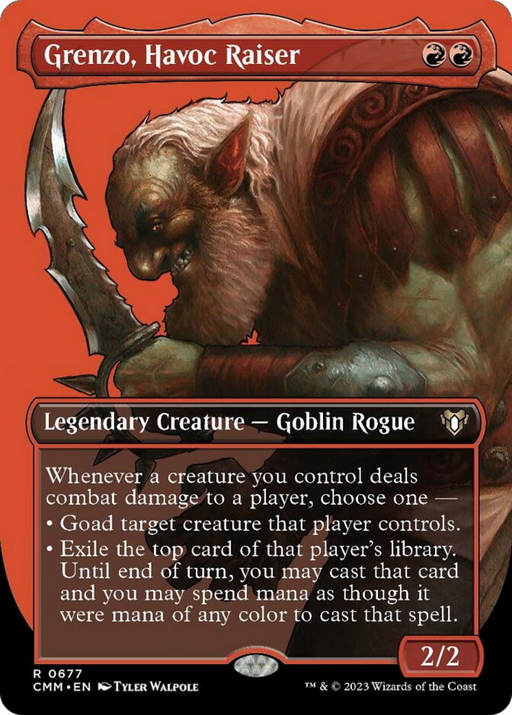 Grenzo, Havoc Raiser (Borderless Profile) [Commander Masters] - Magic: The Gathering - Card Brawlers | Quebec | Canada |