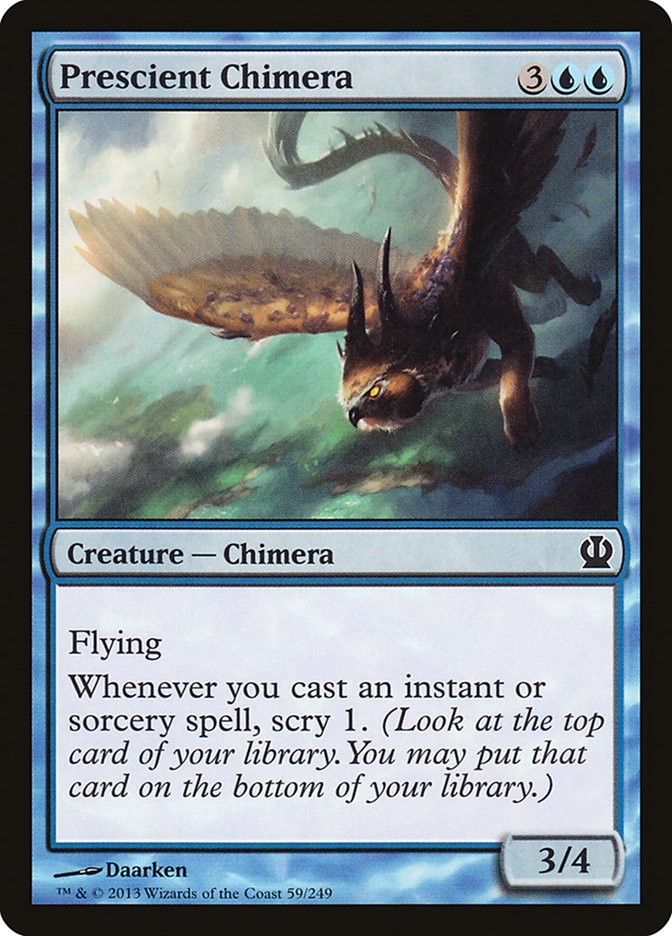 Prescient Chimera [Theros] - Magic: The Gathering - Card Brawlers | Quebec | Canada |