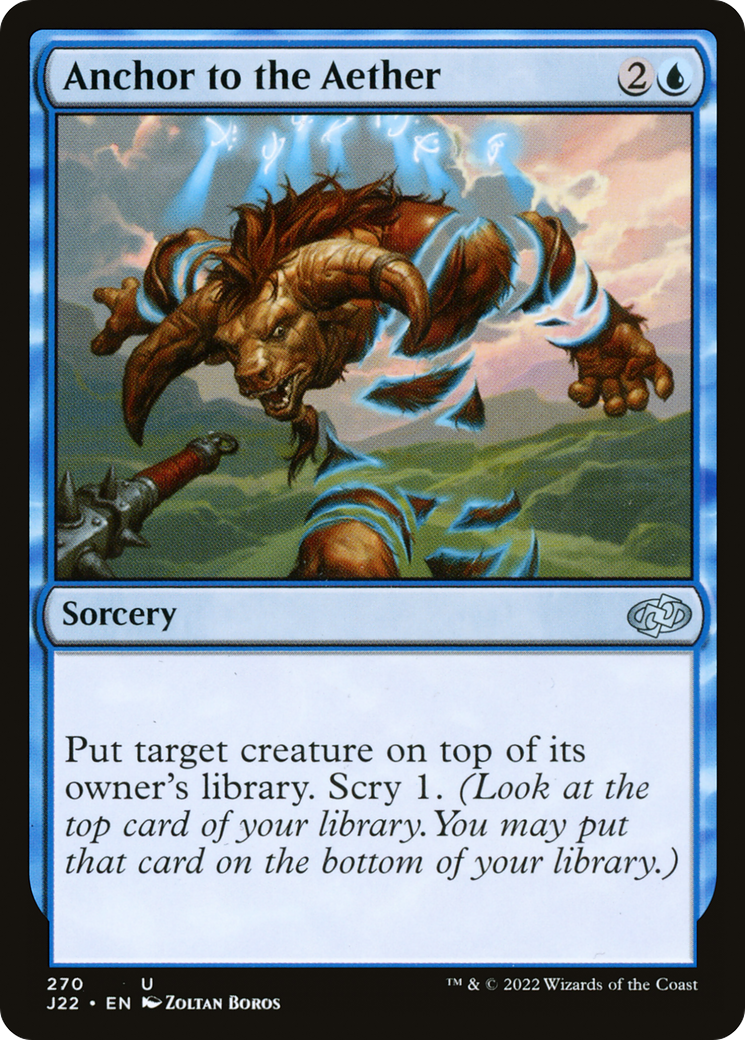 Anchor to the Aether [Jumpstart 2022] - Magic: The Gathering - Card Brawlers | Quebec | Canada |