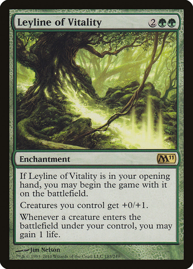 Leyline of Vitality [Magic 2011] - Magic: The Gathering - Card Brawlers | Quebec | Canada |