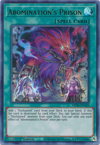 Abomination's Prison [MP20-EN182] Ultra Rare - Yu-Gi-Oh! - Card Brawlers | Quebec | Canada |