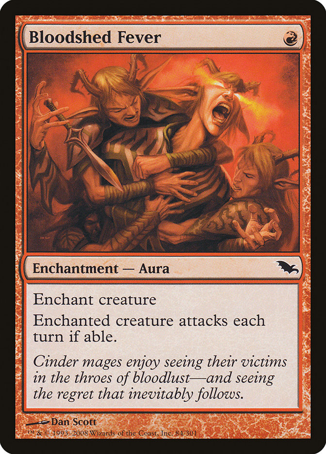 Bloodshed Fever [Shadowmoor] - Magic: The Gathering - Card Brawlers | Quebec | Canada |