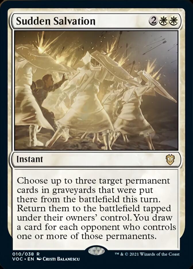 Sudden Salvation [Innistrad: Crimson Vow Commander] - Magic: The Gathering - Card Brawlers | Quebec | Canada |