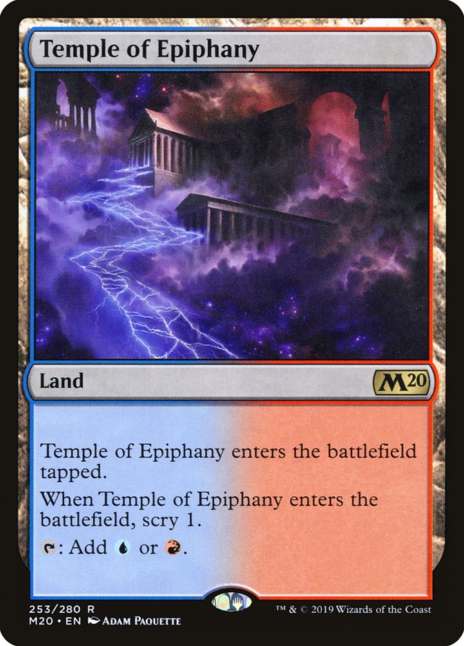 Temple of Epiphany [Core Set 2020] - Magic: The Gathering - Card Brawlers | Quebec | Canada |