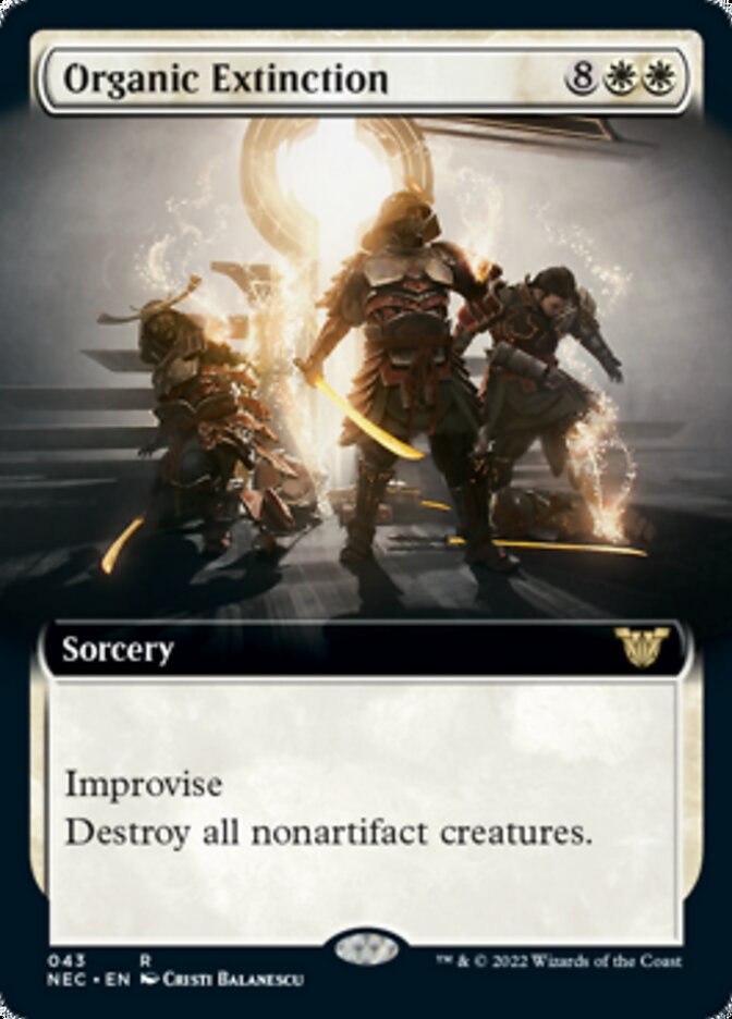 Organic Extinction (Extended Art) [Kamigawa: Neon Dynasty Commander] - Magic: The Gathering - Card Brawlers | Quebec | Canada |