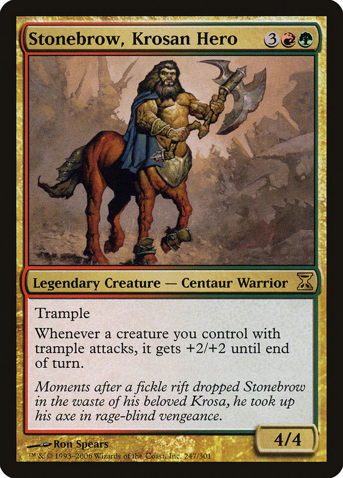 Stonebrow, Krosan Hero [Time Spiral] - Magic: The Gathering - Card Brawlers | Quebec | Canada |