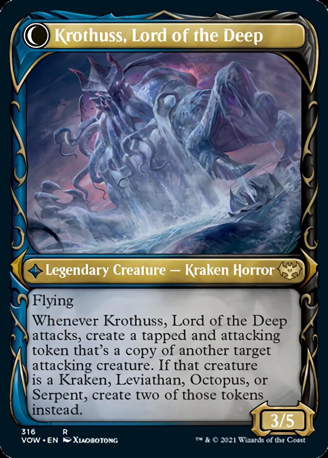 Runo Stromkirk // Krothuss, Lord of the Deep (Showcase Fang Frame) [Innistrad: Crimson Vow] - Magic: The Gathering - Card Brawlers | Quebec | Canada |