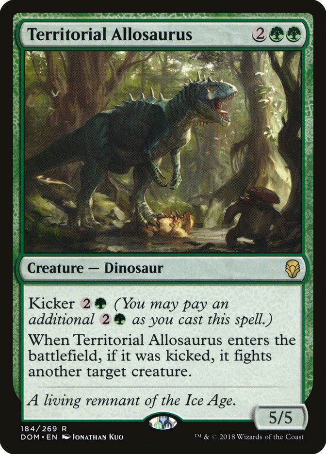 Territorial Allosaurus [Dominaria] - Magic: The Gathering - Card Brawlers | Quebec | Canada |