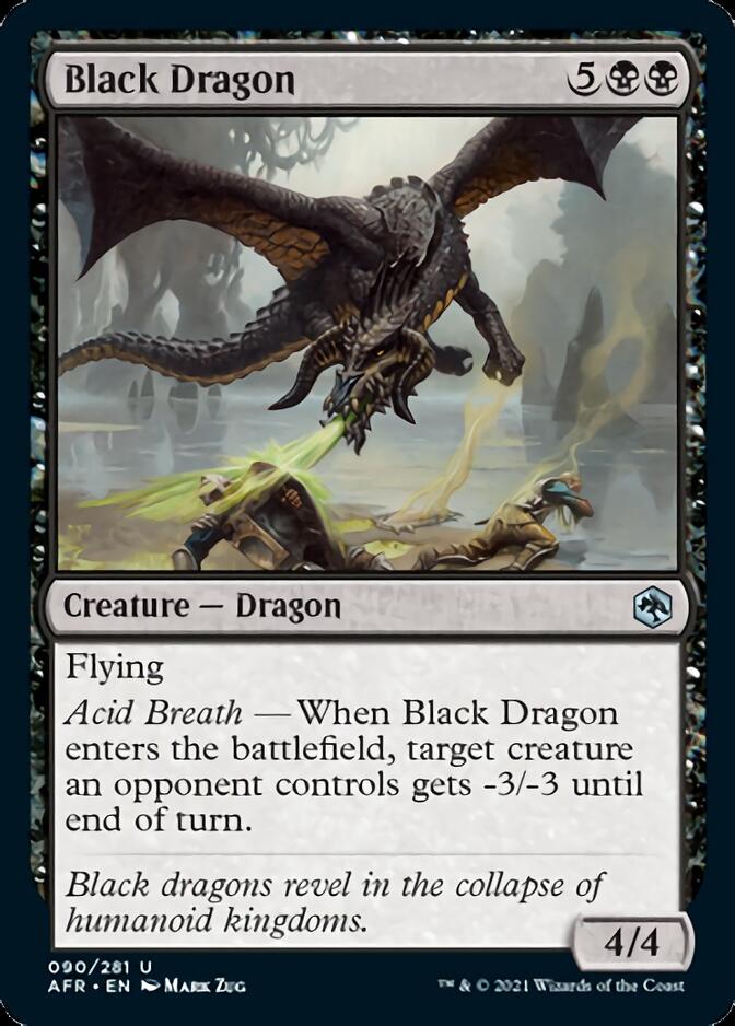 Black Dragon [Dungeons & Dragons: Adventures in the Forgotten Realms] - Magic: The Gathering - Card Brawlers | Quebec | Canada |