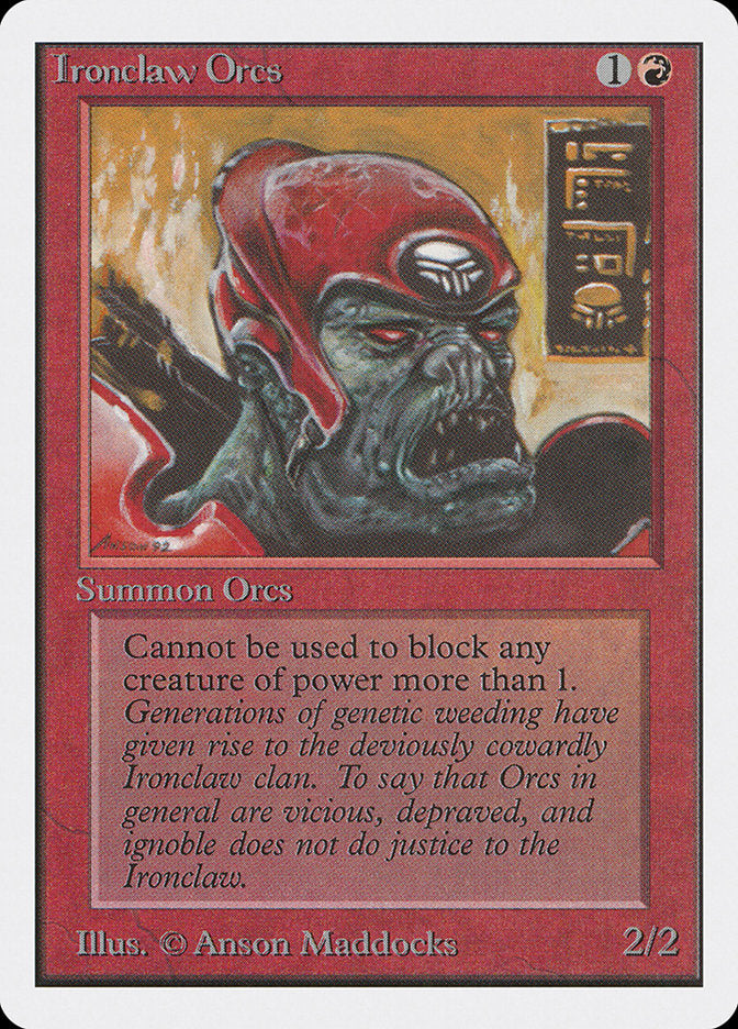 Ironclaw Orcs [Unlimited Edition] - Magic: The Gathering - Card Brawlers | Quebec | Canada |