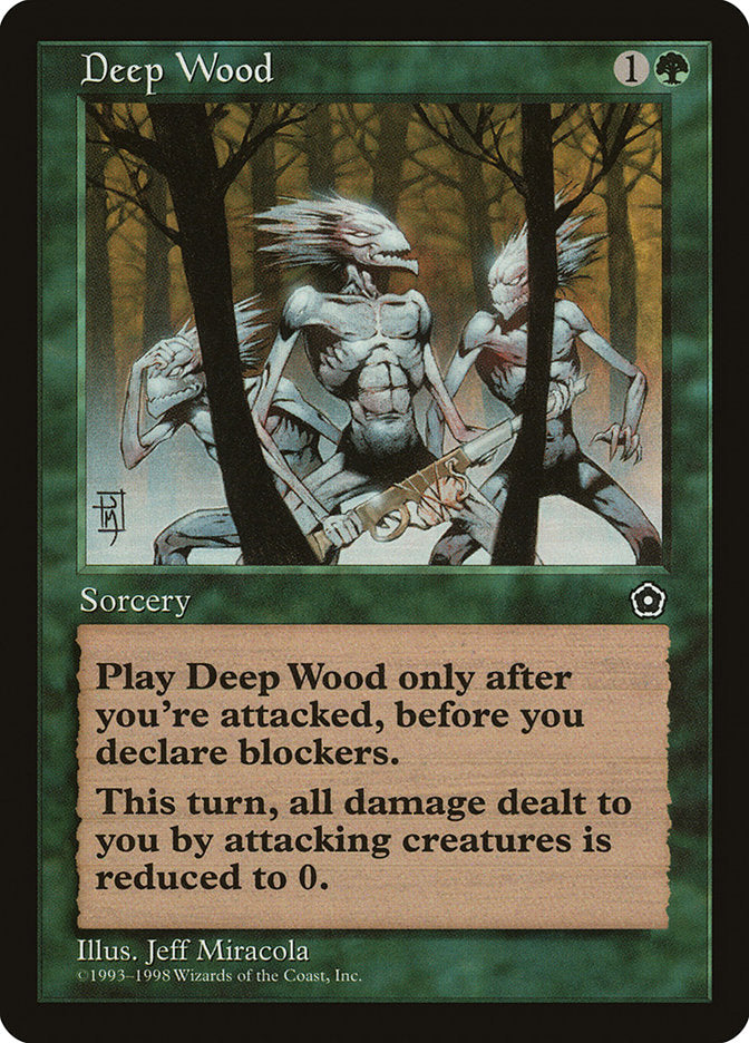 Deep Wood [Portal Second Age] - Magic: The Gathering - Card Brawlers | Quebec | Canada |