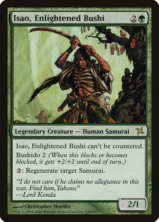 Isao, Enlightened Bushi [Betrayers of Kamigawa] - Magic: The Gathering - Card Brawlers | Quebec | Canada |