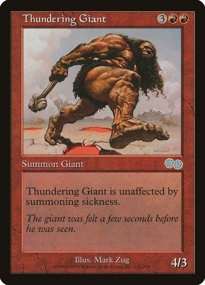 Thundering Giant [Urza's Saga] - Magic: The Gathering - Card Brawlers | Quebec | Canada |