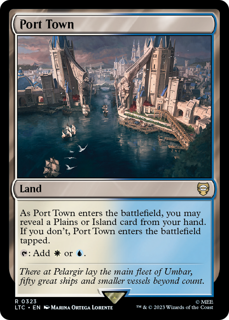 Port Town [The Lord of the Rings: Tales of Middle-Earth Commander] - Magic: The Gathering - Card Brawlers | Quebec | Canada |