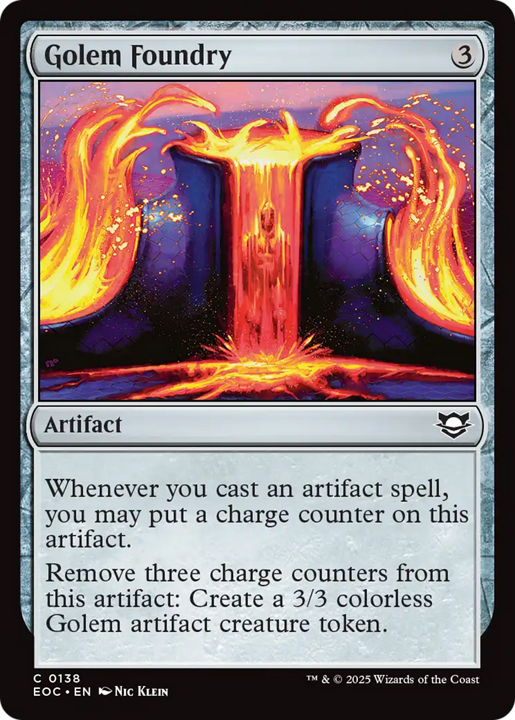 Golem Foundry [Edge of Eternities Commander] - Magic: The Gathering - Card Brawlers | Quebec | Canada |