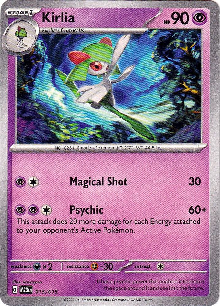 Kirlia (015/015) [McDonald's Promos: 2023 Collection] - Pokémon - Card Brawlers | Quebec | Canada |