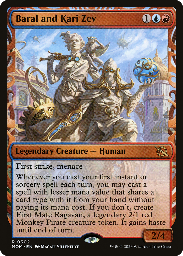 Baral and Kari Zev (Showcase Planar Booster Fun) [March of the Machine] - Magic: The Gathering - Card Brawlers | Quebec | Canada |