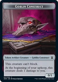 Goblin Construct // Kor Warrior Double-Sided Token [Zendikar Rising Tokens] - Magic: The Gathering - Card Brawlers | Quebec | Canada |