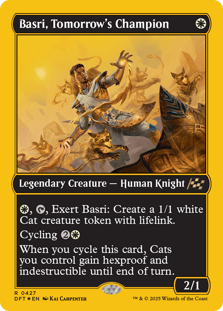 Basri, Tomorrow's Champion (First-Place Foil) [Aetherdrift] - Magic: The Gathering - Card Brawlers | Quebec | Canada |