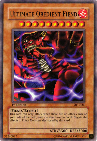 Ultimate Obedient Fiend [MFC-082] Common - Yu-Gi-Oh! - Card Brawlers | Quebec | Canada |