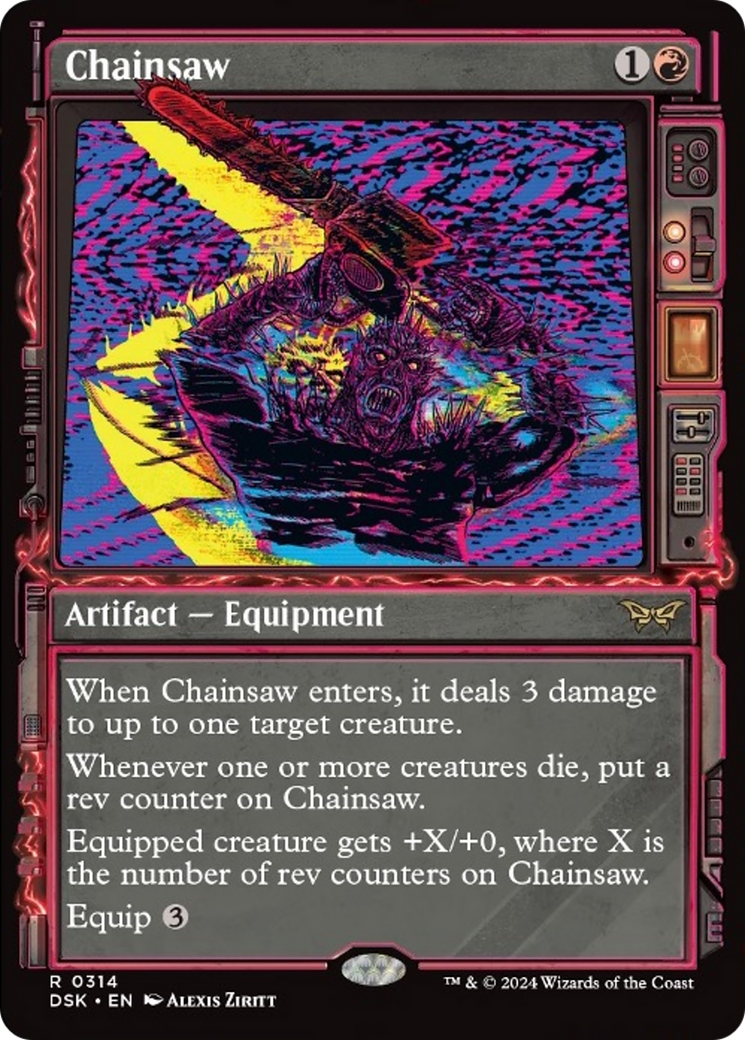 Chainsaw (Showcase) [Duskmourn: House of Horror] - Magic: The Gathering - Card Brawlers | Quebec | Canada |