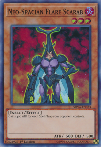 Neo-Spacian Flare Scarab [SHVA-EN033] Super Rare - Yu-Gi-Oh! - Card Brawlers | Quebec | Canada |