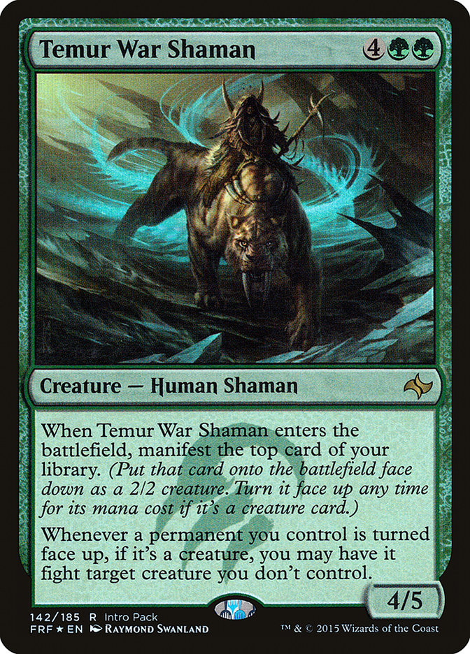 Temur War Shaman (Intro Pack) [Fate Reforged Promos] - Magic: The Gathering - Card Brawlers | Quebec | Canada |