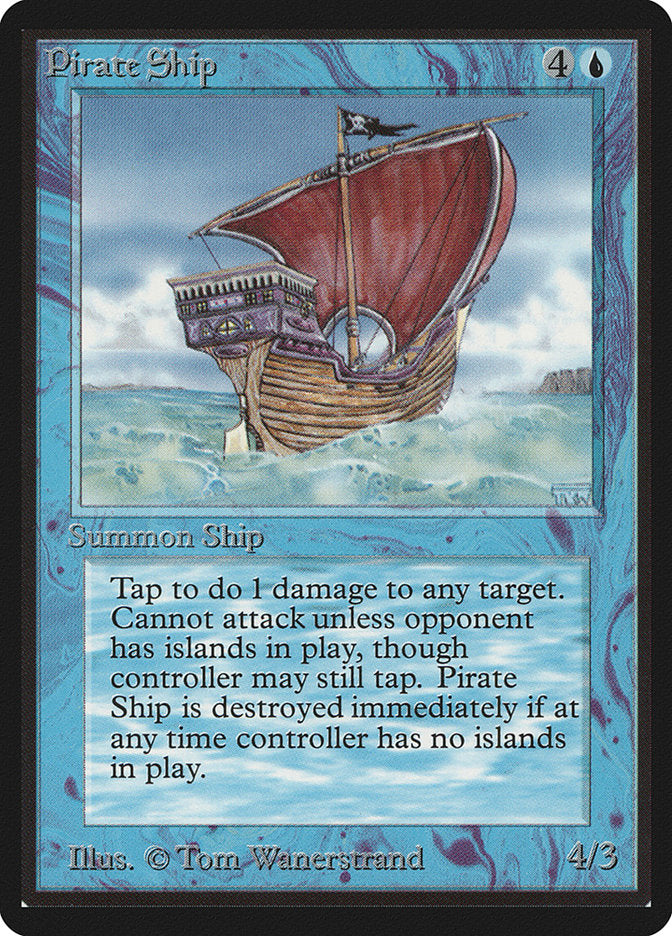 Pirate Ship [Beta Edition] - Magic: The Gathering - Card Brawlers | Quebec | Canada |