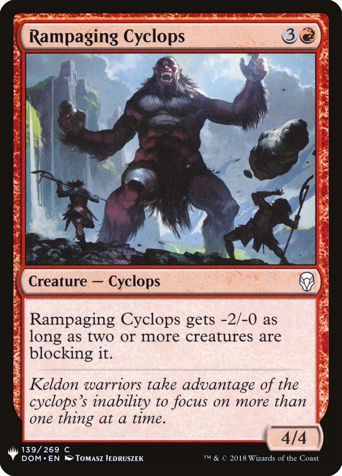 Rampaging Cyclops [Mystery Booster] - Magic: The Gathering - Card Brawlers | Quebec | Canada |