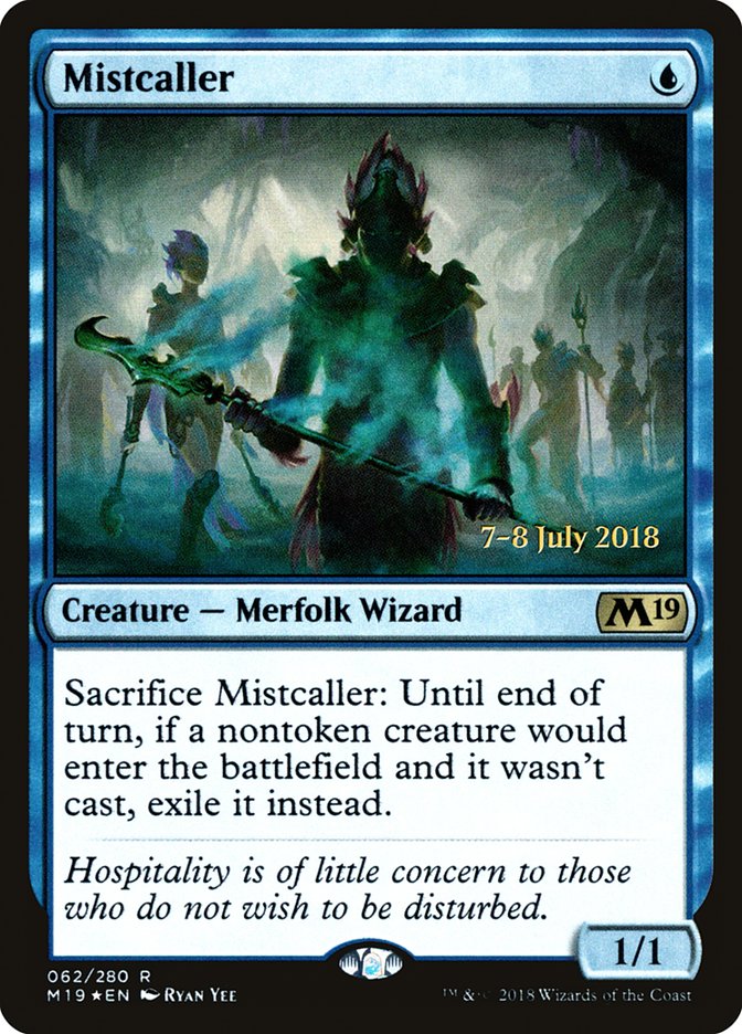 Mistcaller [Core Set 2019 Prerelease Promos] - Magic: The Gathering - Card Brawlers | Quebec | Canada |