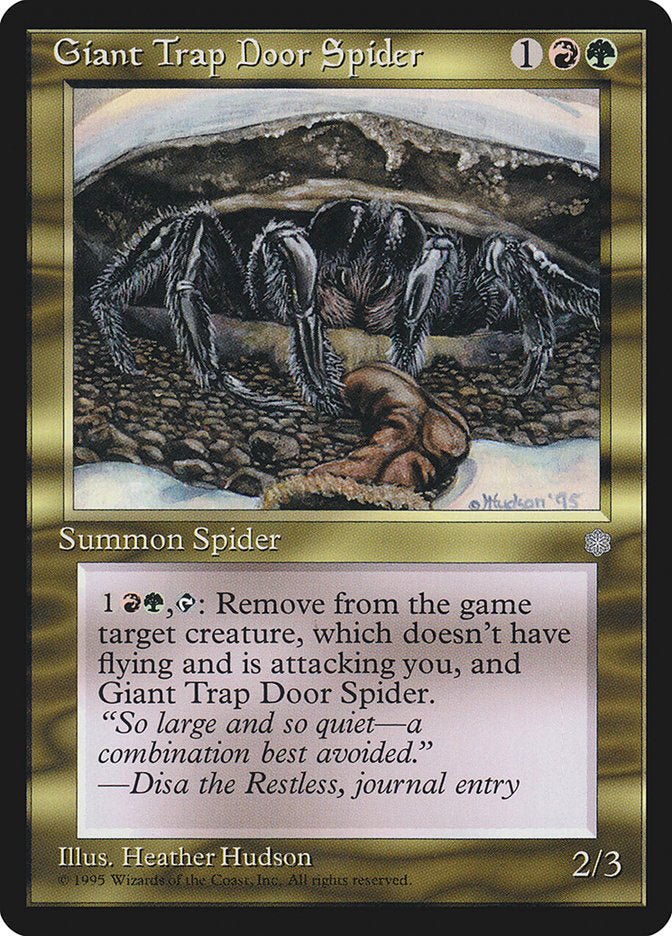 Giant Trap Door Spider [Ice Age] - Magic: The Gathering - Card Brawlers | Quebec | Canada |