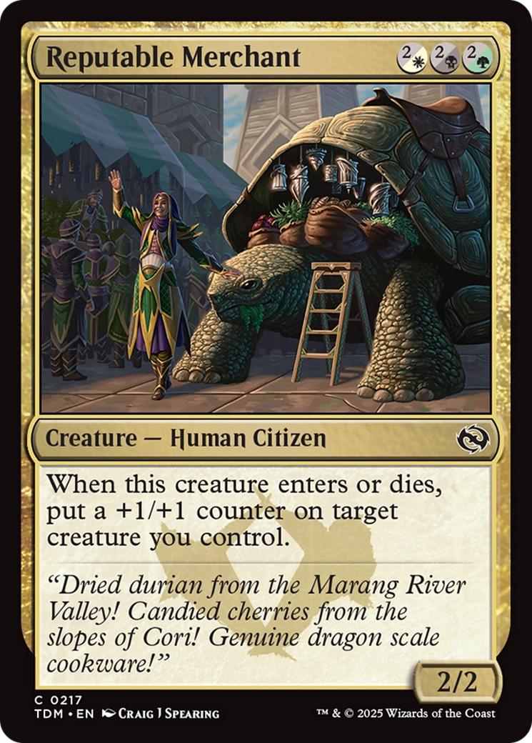 Reputable Merchant [Tarkir: Dragonstorm] - Magic: The Gathering - Card Brawlers | Quebec | Canada |