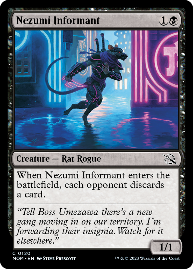 Nezumi Informant [March of the Machine] - Magic: The Gathering - Card Brawlers | Quebec | Canada |
