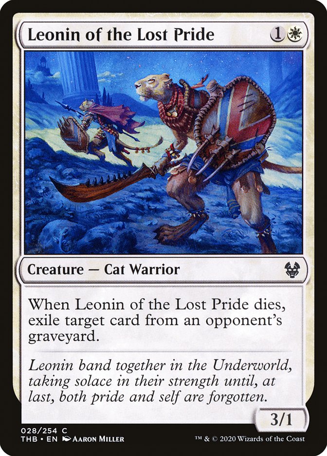 Leonin of the Lost Pride [Theros Beyond Death] - Magic: The Gathering - Card Brawlers | Quebec | Canada |