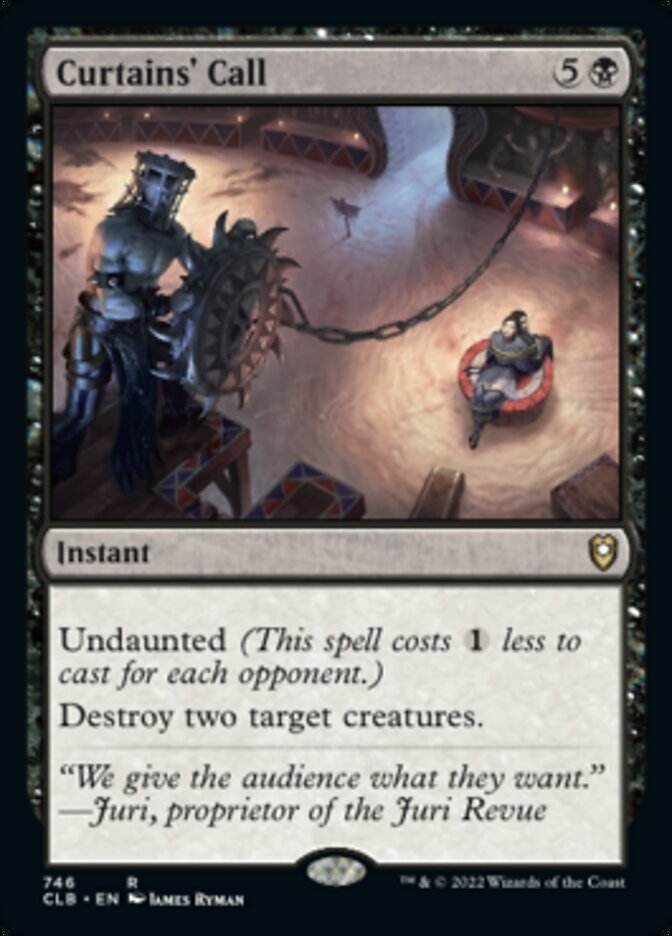 Curtains' Call [Commander Legends: Battle for Baldur's Gate] - Magic: The Gathering - Card Brawlers | Quebec | Canada |