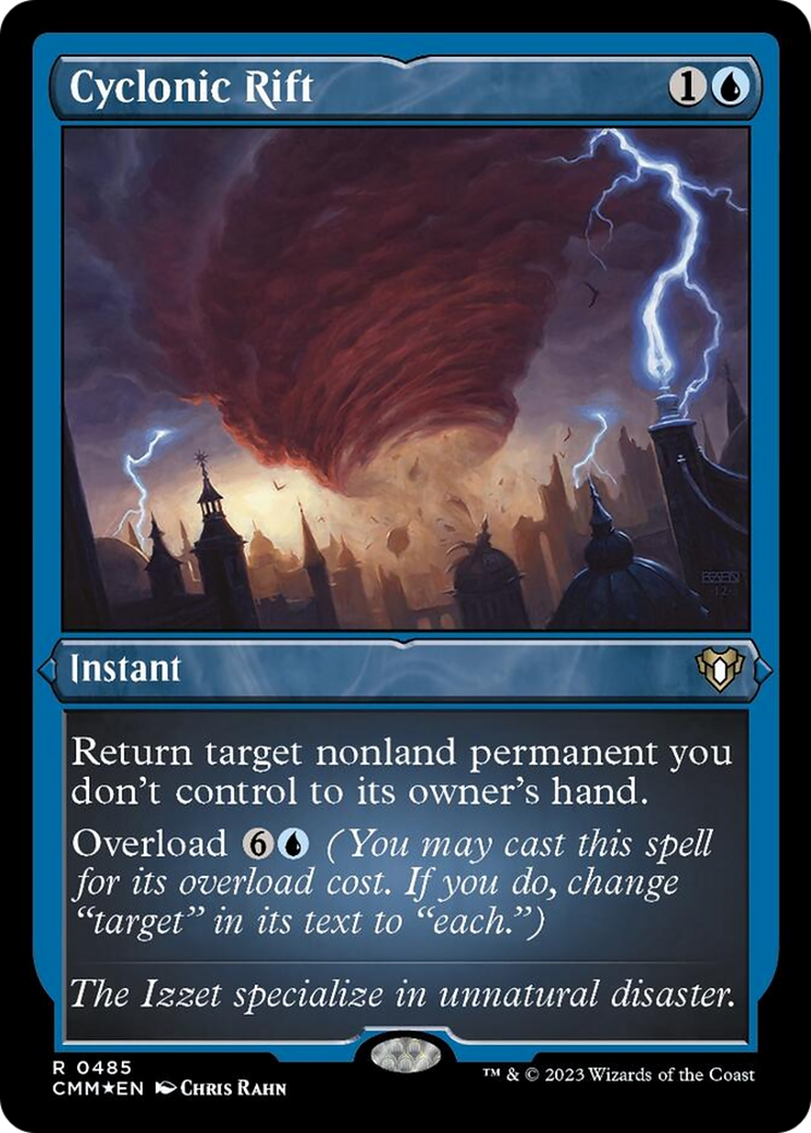 Cyclonic Rift (Foil Etched) [Commander Masters] - Magic: The Gathering - Card Brawlers | Quebec | Canada |