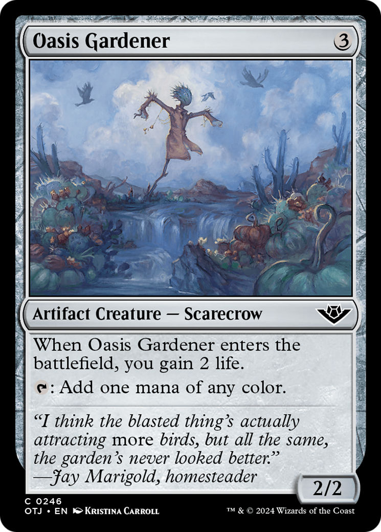 Oasis Gardener [Outlaws of Thunder Junction] - Magic: The Gathering - Card Brawlers | Quebec | Canada |