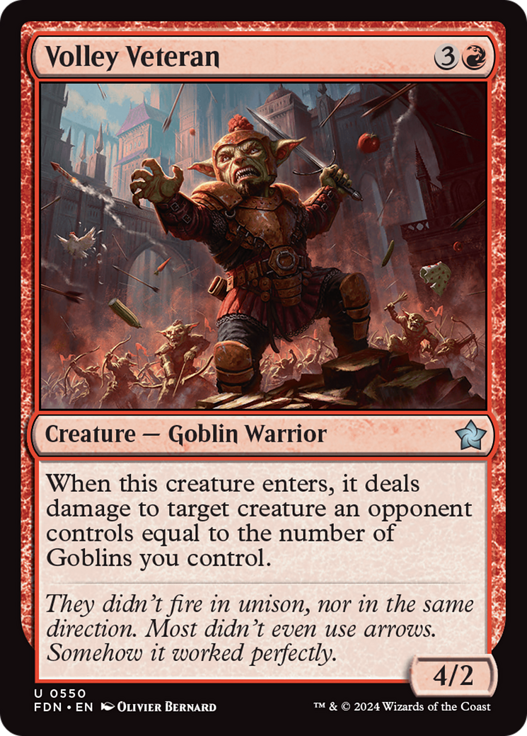 Volley Veteran [Foundations] - Magic: The Gathering - Card Brawlers | Quebec | Canada |