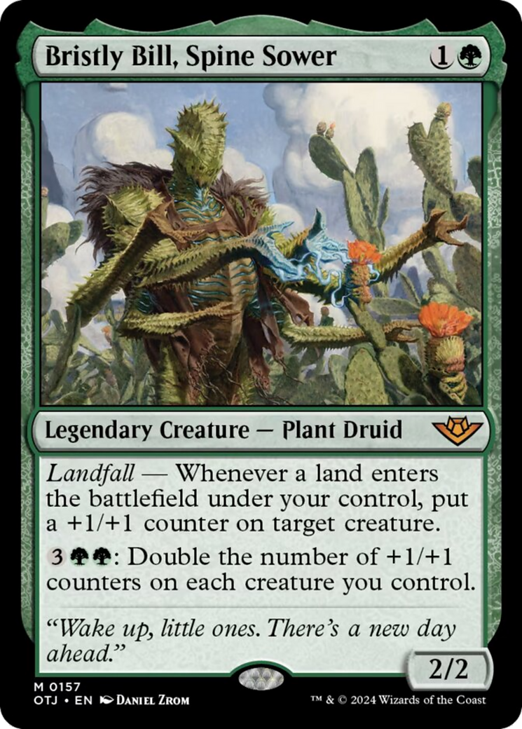 Bristly Bill, Spine Sower [Outlaws of Thunder Junction] - Magic: The Gathering - Card Brawlers | Quebec | Canada |