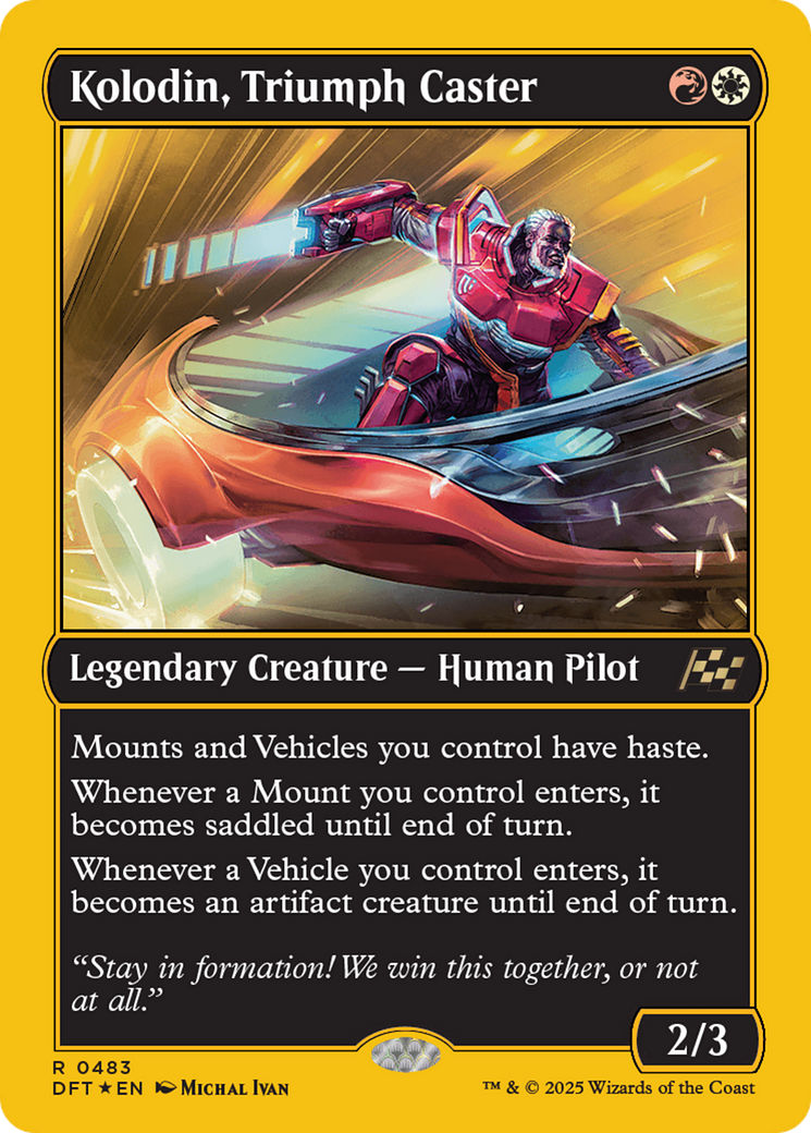 Kolodin, Triumph Caster (First-Place Foil) [Aetherdrift] - Magic: The Gathering - Card Brawlers | Quebec | Canada |