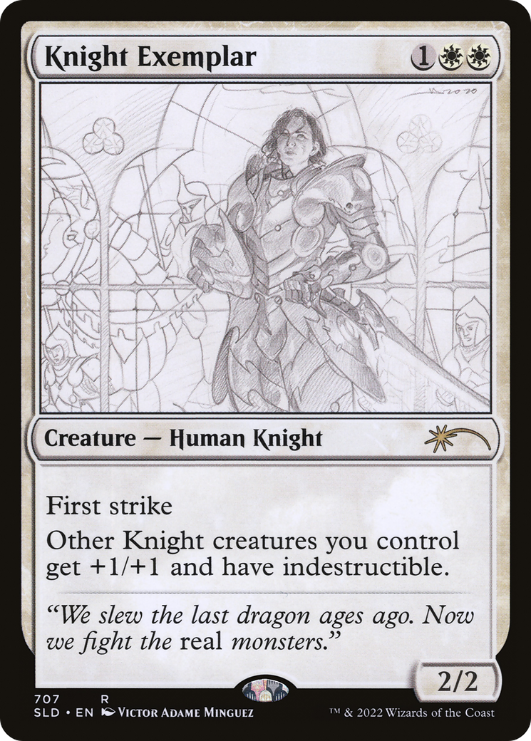 Knight Exemplar (707) [Secret Lair Drop Series] - Magic: The Gathering - Card Brawlers | Quebec | Canada |