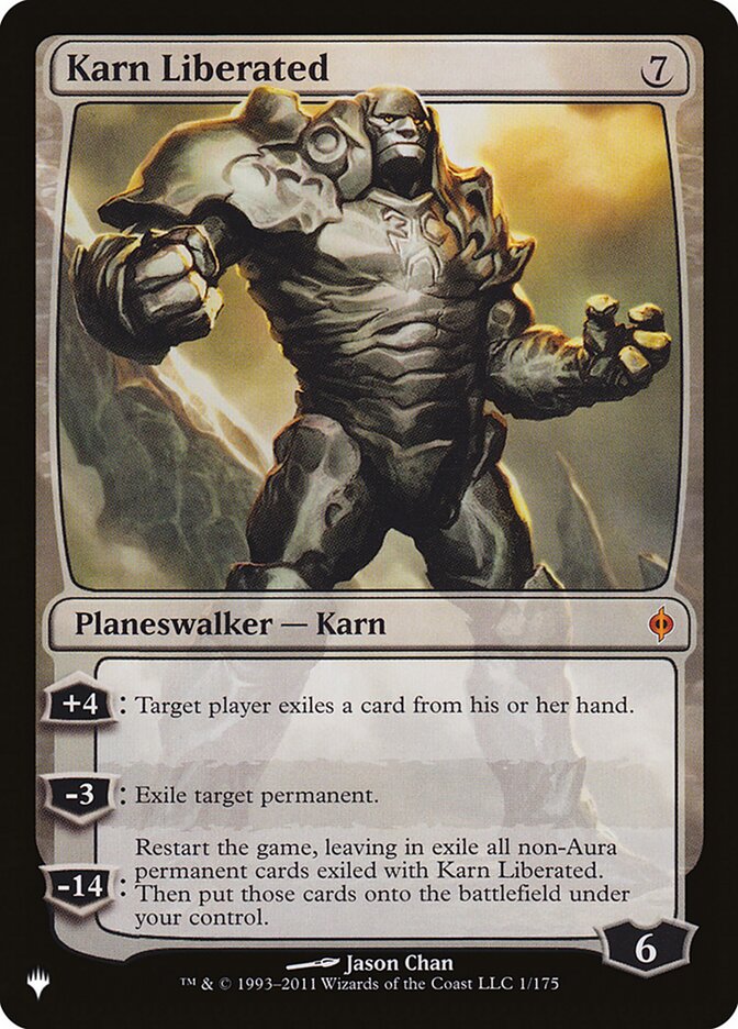 Karn Liberated [The List] - Magic: The Gathering - Card Brawlers | Quebec | Canada |